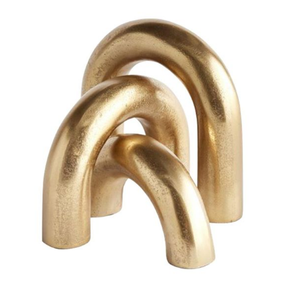 Tabletop Showpiece Contemporary <b>Bedside</b> Unique Design Gold Metal Sculpture Handmade Luxury Modern Home Decoration - Product Image 4