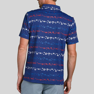 Camisa de golf para hombre de alta calidad al por mayor, diseño personalizado, solapa bordada, informal, elegante, patrón sólido, manga larga comprimida - Product Image 2