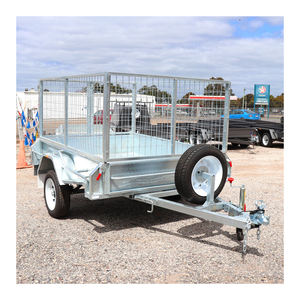 Remolque de carga galvanizado duradero para granjas, sitios de construcción, empresas de paisajismo y operaciones logísticas - Product Image 1