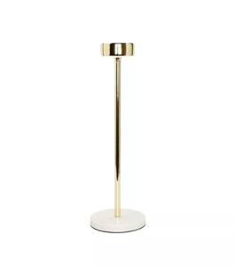 Handcrafted <b>Gold</b> Metal <b>Candle</b> Holder Set of Three Elegant Modern <b>Pillar</b> <b>Candle</b> Stands for Home Dining & Festive Decor - Product Image 4