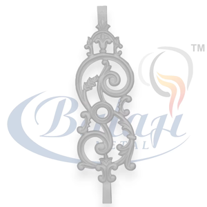 Modern Cast Iron Aluminum <b>Grill</b> Window Rust Proof Sand Moulding Polished Surface Floor Mount Balcony Decorative Frameless 5 Year - Product Image 3