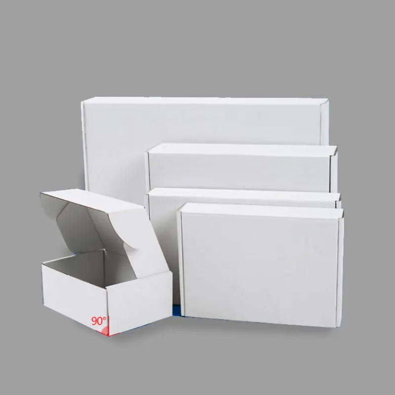 Recycled Folding Corrugated Cardboard Printing Shipping Carton Craft Packaging For Clothes Custom With Logo Mailer Paper Boxes