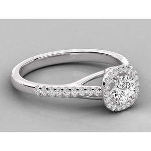 Anillo de Diamante Cultivado en Laboratorio de Oro de 10K - Product Image 5