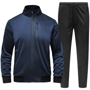 Conjunto de chándal para hombre deportivo de invierno estampado OEM al por mayor personalizado de alta calidad con ajuste tecnológico - Product Image 5