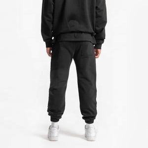 Pantalon de jogging pour homme surdimensionné, personnalisé OEM, 100% coton respirant, écologique, grande taille, noir premium, style hip-hop, nouveauté 2024 - Product Image 2