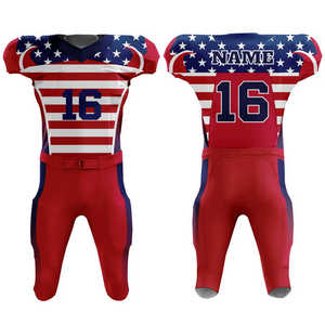 Unique Style American Football Uniform for Adult Size Top <b>Best</b> Quality American Football Uniform Hot Sale American Uniform - Product Image 2