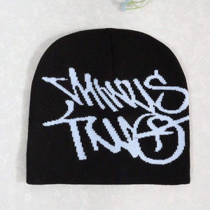 High Quality 100% Wool Winter Beanie for Unisex Thick Knit Skull <b>Cap</b> for Outdoor Sports <b>Hiking</b> Beach Casual Wear Jacquard - Product Image 6