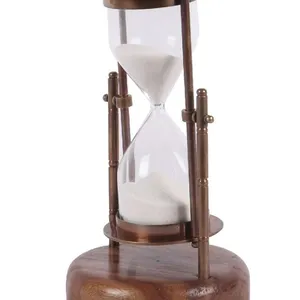 מסתובבת חול טיימר 10 דקות עם שעון חול טיימר חול זכוכית לעבודה משרד שולחן מחקר בישול מתנה מגנטי שעון חול שעה