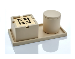 Ensemble porte-encens personnalisé avec plateau Bakhoor élégant pour la maison, le bureau et les parfums aromatiques - Product Image 1