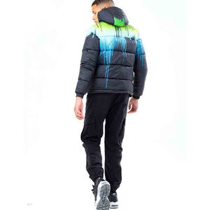 เสื้อแจ็กเก็ตขนเป็ดสำหรับผู้ชายเสื้อโค้ทกันหนาวระบายอากาศได้พิมพ์ลายได้ตามต้องการพร้อมผ้าแคนวาสคุณภาพสูงดีไซน์แฟชั่น - Product Image 2