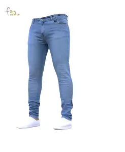 ハイウエストメンズジーンズストレートパンツカスタムメイド男性用ベストジーンズ新しいデザインパンツ