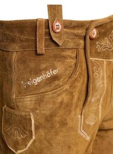 Shemax Trachten Shorts pour hommes Lederhosen Shaded Grey OEM Custom New Bavarian Oktoberfest Lederhosen - Product Image 3