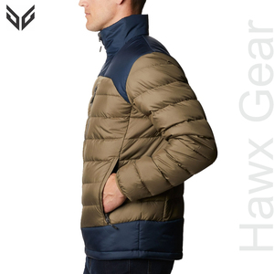 Men's Top Selling Winter Puffer <b>Jacket</b> High Street Style with <b>Mandarin</b> <b>Collar</b> Comfortable Canvas Fabric for Outdoor Use - Product Image 2
