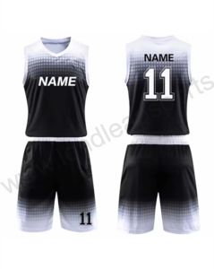 Dernier design 2023-24, maillot de basket-ball respirant pour hommes, taille plus, sublimation, tailles personnalisables, faible MOQ, 100% polyester - Product Image 6