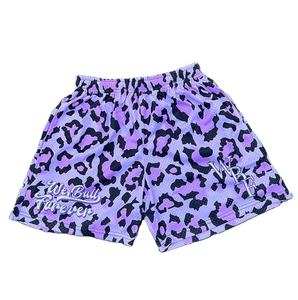 Haute qualité personnalisé 150G maille Shorts hommes blanc basket Double couche short de plage été noir maille Shorts - Product Image 1