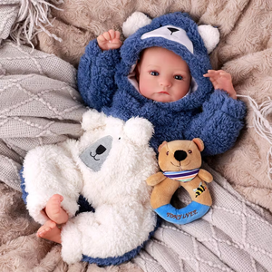 Poupée Reborn réaliste Aiden de 20 pouces, bébé souriant, garçon, avec membres en vinyle, prête à être expédiée en 3 à 7 jours - Product Image 2