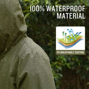 Kivotech Windbreak and Rainfree Rain Jacket Suit for Men Lightweight Waterproof Rain Jacket Men for Motorcycle Golf Fishing - Product Image 3