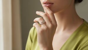 Bague élégante pour femme, style trombone, avec diamant, parfaite pour les événements de mode, le style décontracté, les cadeaux d'anniversaire, les occasions romantiques - Product Image 6