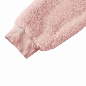 High Quality Quick Dry Breathable <b>Men</b> <b>Sherpa</b> <b>Fleece</b> <b>Hoodies</b> Pink Color Streetwear <b>Men's</b> Slim Fit <b>Sherpa</b> <b>Hoodies</b> - Product Image 4