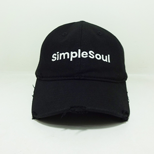 Casquette de baseball classique à 6 panneaux personnalisée en détresse avec broderie 2D, mode vintage et novelle, fabriquée au Vietnam - Product Image 1