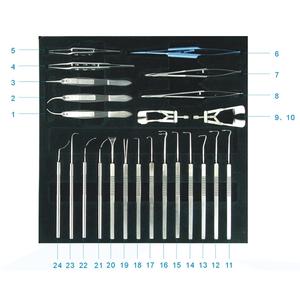 Microcirugía ocular oftálmica de estrabismo de alta calidad, juego de instrumentos quirúrgicos de acero inoxidable, aprobado por CE ISO - Product Image 1