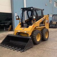 Chargeuse sur pneus CAT 216B3 d'occasion, mini-chargeuse de 3 tonnes, chargeuse sur roues diesel pour travaux de construction et agricoles