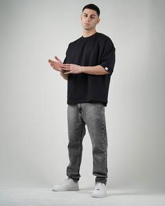 T-shirts pour hommes personnalisés en usine T-shirt en coton Pima de coupe décontractée T-shirt surdimensionné en coton Supima - Product Image 4