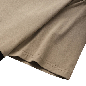 Camiseta transpirable de algodón de ajuste Regular de calidad superior con diseño de logotipo personalizado, camisetas de cuello redondo para hombre, ropa de moda para exteriores - Product Image 4