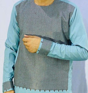 Robes 2 pièces traditionnelles de style afghan pour hommes 100% Top High Quality Material Made Men Afghan Shalwar Kameez Dress Breathable - Product Image 3