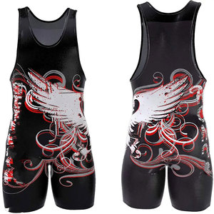 Servicio OEM, Singlets de Lucha Unisex 6XL Elásticos, Ropa Deportiva Sublimada Personalizada, Impresión por Sublimación Completa, Diseños Personalizados de Alta Calidad - Product Image 1