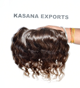 100% Remy Unprocessed Cuticle Aligned Indian Temple Wavy Bundles <b>Wigs</b> for Black Women Machine Double Weft Human Hair Extensions - Product Image 3