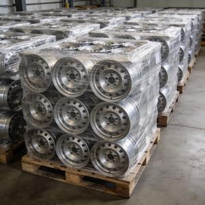 Déchets de jantes en alliage d'aluminium, 99% propres, jantes usagées pour la refusion d'aluminium - Product Image 3