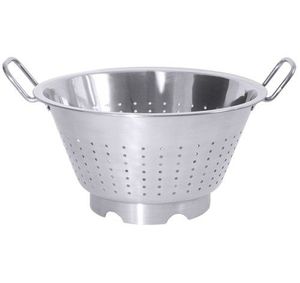 Colador de acero inoxidable para uso en la cocina, con construcción de calidad alimentaria, lavado rápido, resistente al calor, colador de malla fina para la cocina diaria - Product Image 2