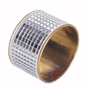 Anneau de serviette en métal design pour la décoration de table de mariage, anneau à mouchoirs - Product Image 3