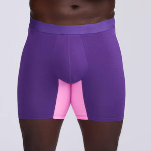 Short de fitness taille haute pour hommes Short d'entraînement de compression extensible Service OEM pour l'entraînement et la salle de sport Motif solide - Product Image 1