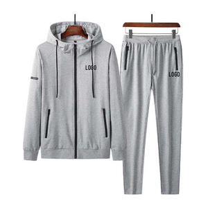 Chándal de entrenamiento deportivo para hombre, conjunto de dos piezas con cremallera personalizada de verano, chándal de alta calidad para hombre - Product Image 2