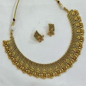 ชุดสร้อยคอพร้อมต่างหูสำหรับผู้หญิงและเด็กผู้หญิงชุดสร้อยคองานแต่งแบบอินเดียดั้งเดิมสำหรับผู้หญิง - Product Image 1