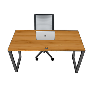 Bamboo Laptop <b>Desk</b> 140x70cm Foldable with Metal Legs for Home and School Use - Product Image 5