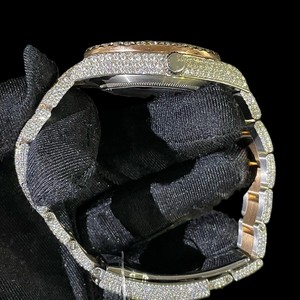 Thép Không Gỉ Cổ Điển Không Thấm Nước Dây Đeo Da Perpetual Lịch Analog Cơ Khí Tự Động Đồng Hồ Sang Trọng Cho Nam Giới ETA - Product Image 2