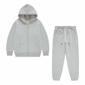 Ensemble de survêtement décontracté pour homme, MOQ faible, ensemble assorti pour homme, sweat-shirt à capuche surdimensionné, pantalon de jogging, ensemble de jogging 2 pièces vierge - Product Image 5