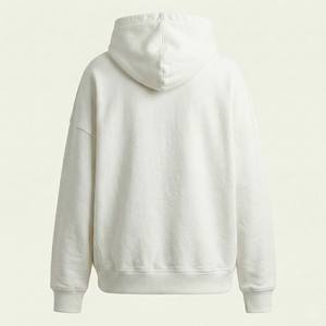 Sweat-shirt à capuche surdimensionné en coton premium, écologique, en polaire, avec logo personnalisé, pour l'hiver, style streetwear, pour femmes - Product Image 4