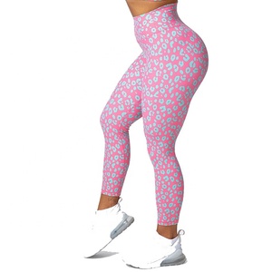 Venta al por mayor de mallas de fitness personalizadas para las mujeres impresas de bajo precio con la más alta calidad Leggings de Yoga de glúteos | Servicio OEM - Product Image 6