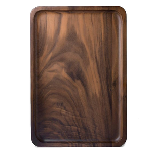 Bandeja de madera de excelente calidad con impresión personalizada Fiesta en casa Boda Bandeja de servicio hecha a mano - Product Image 5