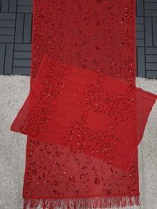 Belle Bollywood Satin Crêpe Saree Nouvelle Vente En Ligne Traditionnelle Indienne Diwali Party Wear Modal Matériel Extensible - Product Image 6