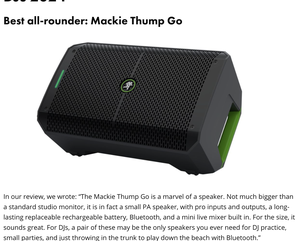 Sistema de Altavoces para DJ de Alta Potencia con Opciones de Conectividad Mackie Thump Go Disponibles a un Precio Accesible en EE. UU. - Product Image 3