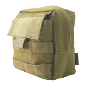Pochette de Réponse Rapide - Coyote, compartiment principal pliable, poche interne sécurisée à fermeture éclair, poche administrative élastique, camouflage personnalisé - Product Image 2