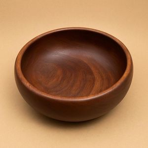 Juego de cuencos de madera para frutas con estampado recubierto de esmalte para cuencos decorativos japoneses para restaurantes y hoteles - Product Image 1