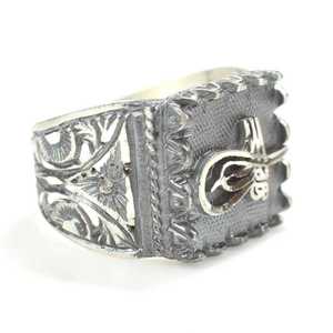 Men's 925 Sterling <b>Silver</b> Ring Cultural Collectible Ottoman Emblem and <b>Pen</b> Design Jewelry - Product Image 2