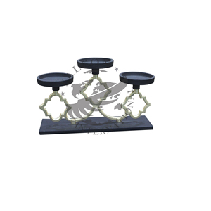 El mejor vendedor, soporte de pilar de aluminio duradero de lujo con soporte, candelabro decorativo de Navidad para boda en casa - Product Image 1