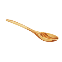 Cuillère à salade en bois d'olivier de qualité supérieure, durable et écologique, couleur naturelle, grand ustensile pour la cuisine à domicile